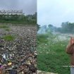 Tangkapan Layar Video Tiktok Pandawara Group, Komentar tentang Sungai Citarum yang Dipenuhi Sampah (Tiktok @pandawaragroup) 