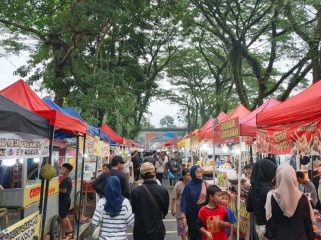 Situasi Kampung Ramadan Rindam IV/Diponegoro (9/3/2026). (Tevita Bravelo/ LingkunganKu)