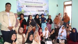 CSR Mahasiswa Untidar bersama PDAM Tirta Gemilang gelar sosialisasi air bersih dan pengelolaan limbah rumah tangga di Dusun Kranggan, Mertoyudan, Sabtu (23/5/2026). (Dok. Kegiatan)