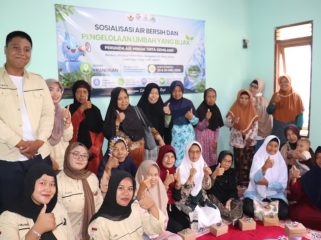 CSR Mahasiswa Untidar bersama PDAM Tirta Gemilang gelar sosialisasi air bersih dan pengelolaan limbah rumah tangga di Dusun Kranggan, Mertoyudan, Sabtu (23/5/2026). (Dok. Kegiatan)