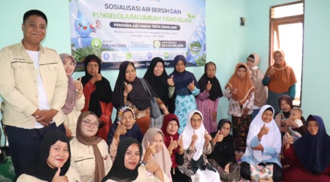 CSR Mahasiswa Untidar bersama PDAM Tirta Gemilang gelar sosialisasi air bersih dan pengelolaan limbah rumah tangga di Dusun Kranggan, Mertoyudan, Sabtu (23/5/2026). (Dok. Kegiatan)