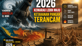 Godzilla El Nino picu kemarau panjang yang mengancam ketahanan pangan nasional