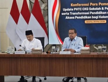 Kepala Badan Komunikasi Pemerintah (Bakom) dalam konferensi pers, Jakarta, Rabu (6/05/2026). (Foto: ANTARANEWS/ Fathur Rochman & Edy Sujatmiko).