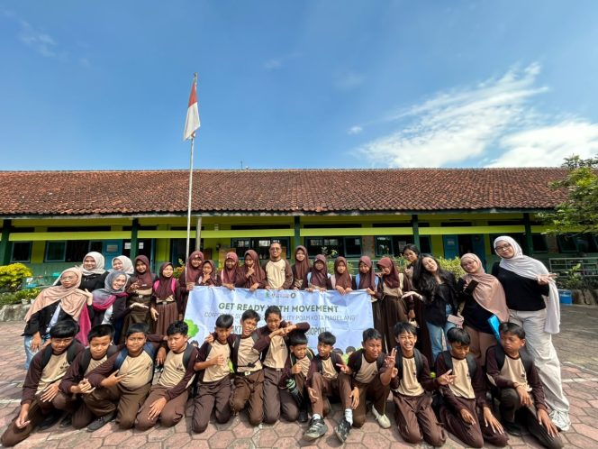
					Siswa SDN 4 Kedungsari Kota Magelang belajar bipori lewat program Get Redy With Movement (GRWM). (Dok.kegiatan panitia)